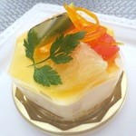 アンファンス - みかん風味のレアチーズケーキ