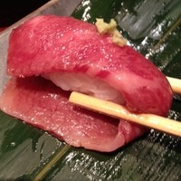 牛兵衛 草庵 池袋西口店 - 炙りトロ握り