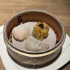 168点心飲茶＆バル - 蒸し点心3種（ポルチー二茸黒豚焼売、海老餃子、海老ニラ餃子）