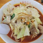 みちのくラーメン - 激辛肉そば800円+具の大盛り150円