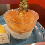 fromage de HARU - 桃のコンポートゼリー