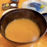 小判寿司 - お椀(しじみのみそ汁)