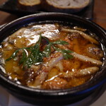 鎗屋町 134 - 辛子明太子と長芋、しめじのアヒージョ