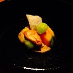 御料理 光安 - 秋野菜のふきよせ