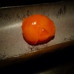 御料理 光安 - 卵黄の味噌漬け