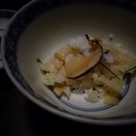 御料理 光安 - 鱧と松茸のご飯