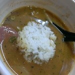 ラーメンたんろん - ピザ味噌和えつけ-〆ミニライス投下(2013/9)