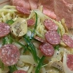 ラーメンたんろん - ピザ味噌和えつけ(2013/9)