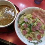 ラーメンたんろん - ピザ味噌和えつけ(2013/9)