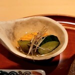 銀座 しのはら - 箸休めの野菜