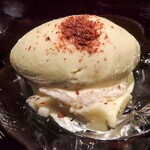 おみ乃 - 桜のミルクアイス，桜餅，ブランマンジェ