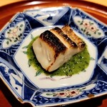 銀座 しのはら - 鱸の酒塩焼き