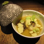 yokoyama - 栄螺 鶏節 枝豆 雲南ハム