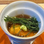 日本料理 五感 - あん肝の茶碗蒸し