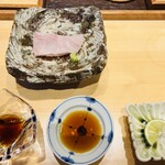 日本料理 五感 - 天草産クエの刺身