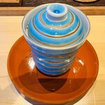日本料理 五感 - あん肝の茶碗蒸し