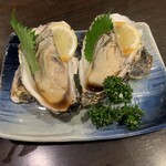 生け簀の甲羅 - 生牡蠣