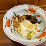 そば打ち幸甚 - 漬物