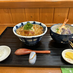 そば打ち幸甚 - 冷かけ梅おろし・天丼