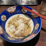 東京煮干屋本舗 - で追い飯追加