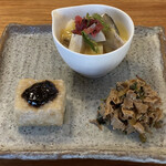 そば打ち幸甚 - じん六・先付