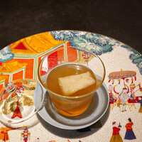 仁修樓 - 鳩のコンソメスープにキヌガサダケ