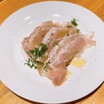 洋食 おがた - 冷やしズッキーニと生ハム