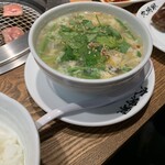 焼肉ハウス大将軍 - 卵スープ