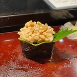 築地 男前鮓 - 納豆軍艦