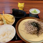 街かど屋 - 天ざる定食　690円（税込）