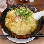 ラーメン魁力屋 - 黄金塩雲呑麺