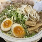 たかばしラーメン - たかばしラーメン（並）と味付玉子