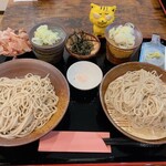 Echizen Soba Kurabu - 食べ比べ　1,400円（税込）