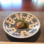 私房菜 きた川 - 青茄子とイサキ