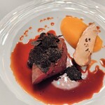 プレスキル - 猪フィレのロティ カシスソース