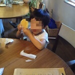 北の住まい設計社 カフェ - 2017.08.06訪問時のチビ