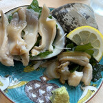 貝 刺身専門店 しらはら - 北寄貝