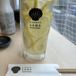 貝 刺身専門店 しらはら - レモンサワー