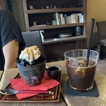 カフェ 火裏蓮花 - 浅煎りアイスコーヒー
