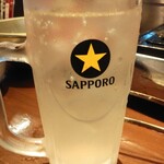 遊園肉流通センター - ハッピーアワーのレモンサワーさっぱり32円