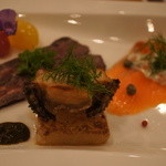 ステーキハウス バロン - 2013.09オードブル3点盛り合わせです。