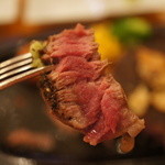 ステーキハウス バロン - 2013.09肉の焼き加減も完璧！なんて柔らかいんでしょう！