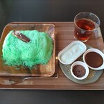 お好み焼 鉄板酒場 冨さん - チョコミント糸ピンス