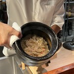 割鮮 入たに - 【 毛蟹の混ぜご飯 】