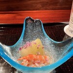 割鮮 入たに - 【 冷菜 】車海老と冬瓜