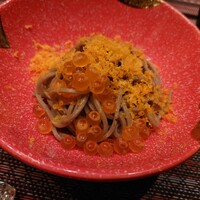完全個室鮨和食かなうS - からすみといくらそば