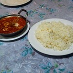 The Kitchen&CAFE - ダルマトンカレー、プレーンライス