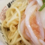 塩そば専門店 桑ばら - 帆立とイカのクリーム冷製タラコ和えそば