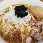 塩そば専門店 桑ばら - イカの肝と生海苔の冷やし和えそば