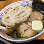 塩そば専門店 桑ばら - ずわい蟹の塩バターつけそば